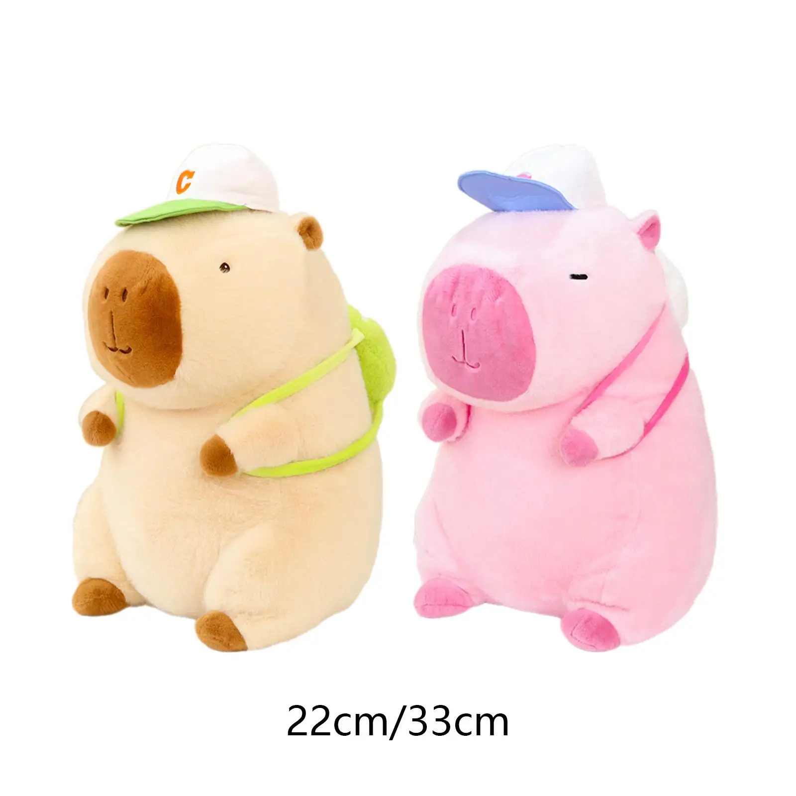 Jouet en peluche Capybara pour adolescents, ornement en beurre, animal mignon