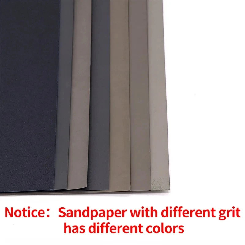 2 Pcs 80-10000 Grit SandPapers Wet And Dry Polishing Sanding Wet/dry Abrasive Sandpaper Paper Sheets Surface Finishing Made