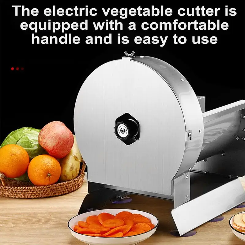 Commercial Fruit Slicer Adjustable Thickness 2 in 1 Vegetable Slicer Adjustable Thickness Rustproof Vegetable Chopper