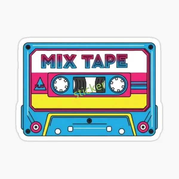 

Cassette, Retro Music - Distressed Sticker s And Decals Car Exterior Waterproof Diesel Off Road Personalized Waterproof Sunscree