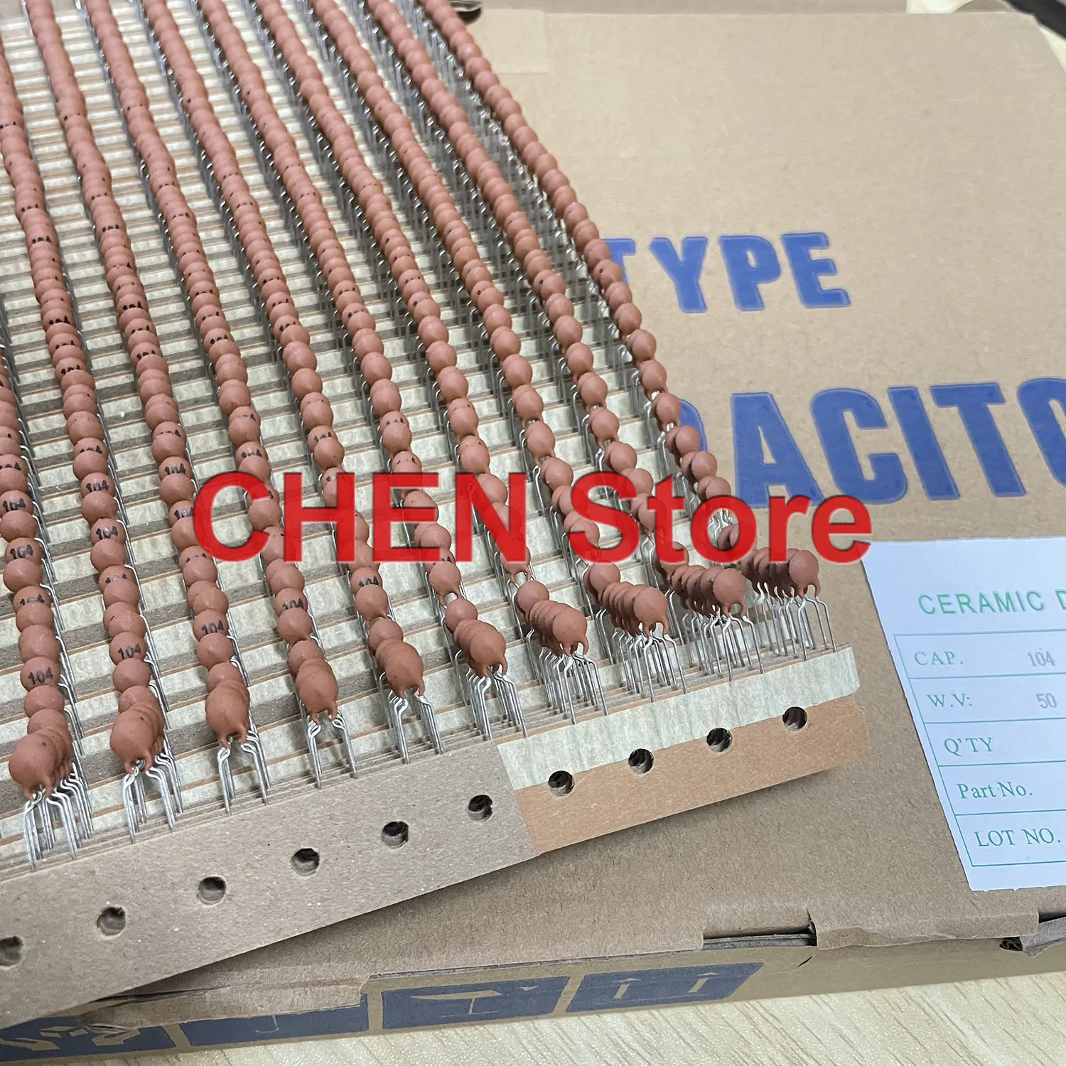100PCS 1NF 10NF 50V Low-Voltage Ceramic Chip Capacitor 5MM Rohs Certification Contact Me For Other Models 102 103
