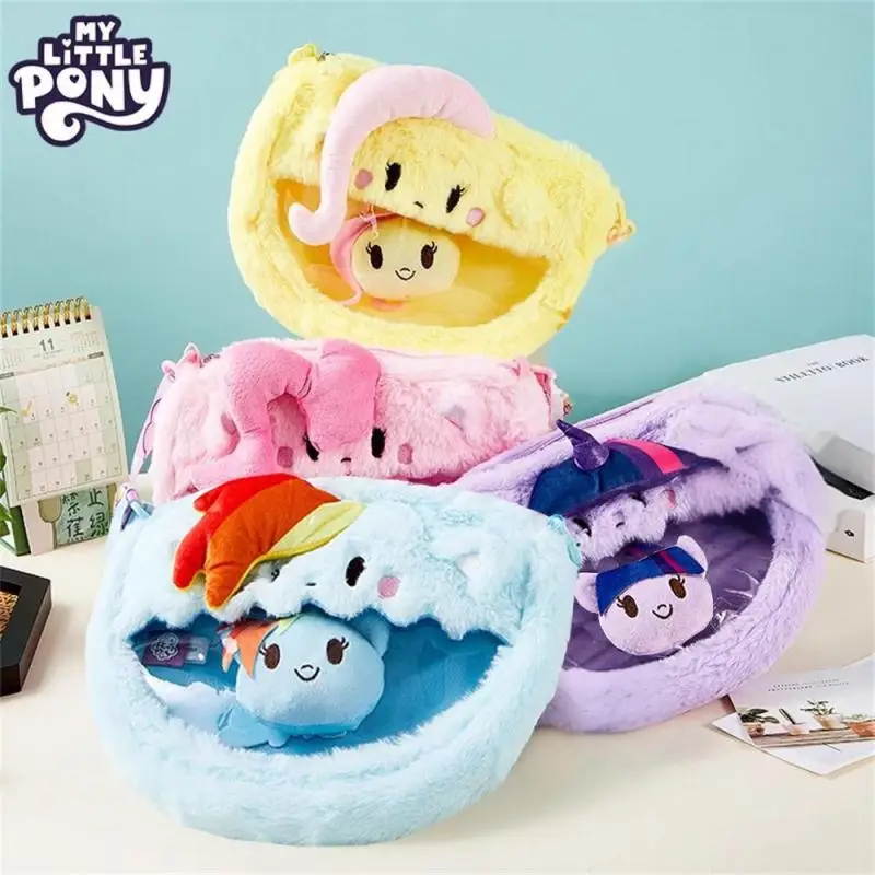 

Cartoon Kawaii My Little Pony Twilight Sparkle Pinkamena Diane Pie Pain Bag Cute Plush Crossbody Bag Shoulder Bag Backpack Gift
