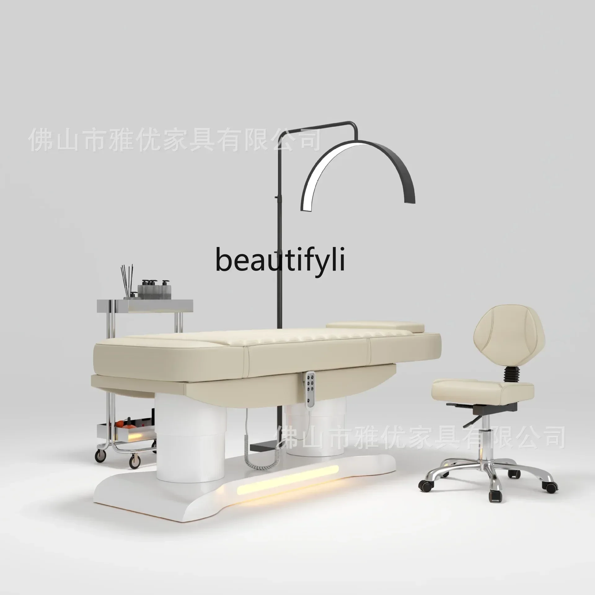 Q Electric Beauty Bed Beauty Salon Facial Management Spa Massage Couch Constant Temperature Heating Physiotherapy Bed