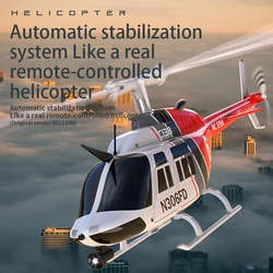 RC ERA C138 1/33 6CH RC Helikopter Odporny na zderzenia elektryczny symulator BELL 206, model helikoptera RHSKY Zabawka dla dorosłych i dzieci