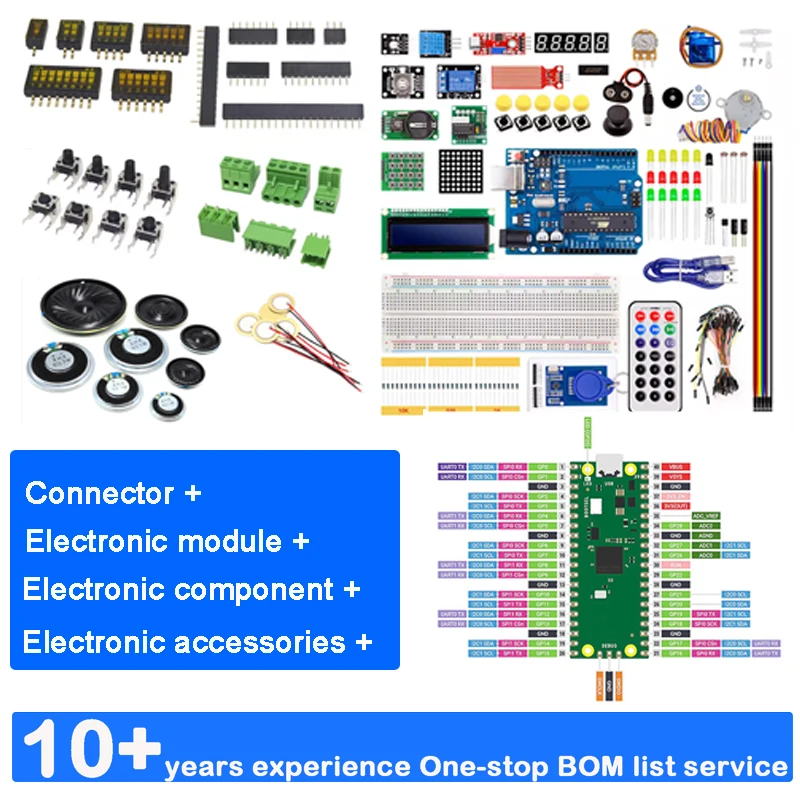 Circuit de platine de prototypage sans soudure, 400 Points d'attache, pour Arduino Proto Raspberry Pi, Kits de bricolage