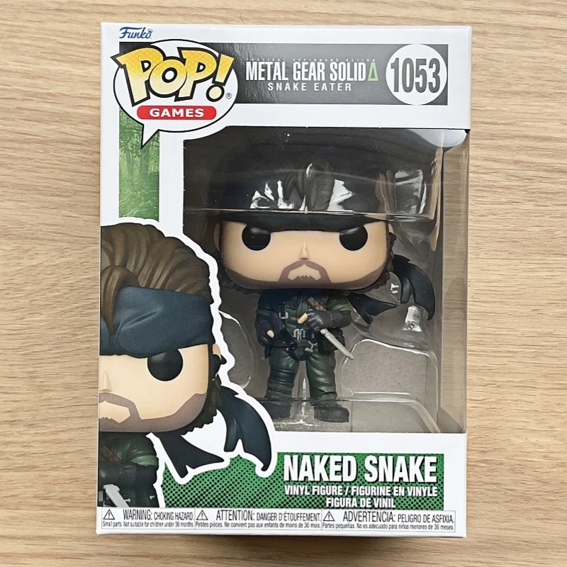 Funko Pop! Original Metal Gear Solid 3 Snake Eater Naked Snake #1053 Vinyl Figure Collectible Model Desktop Ornament Toy Gift