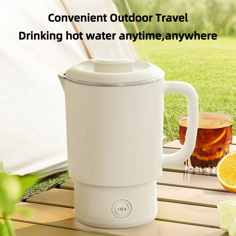 110 В/220 В складной электрический чайник 600 мл портативный горшок для воды 600 Вт электрический чайник домашний чайник электрический кипящий горшок легко путешествовать