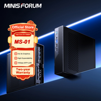 MINISFORUM Mini PC MS-01 Intel i9 13th Gen Windows 11 Mini Computer DDR5 5200Mhz vPro Enterprise 10 Gigabit Ethernet Gaming PC