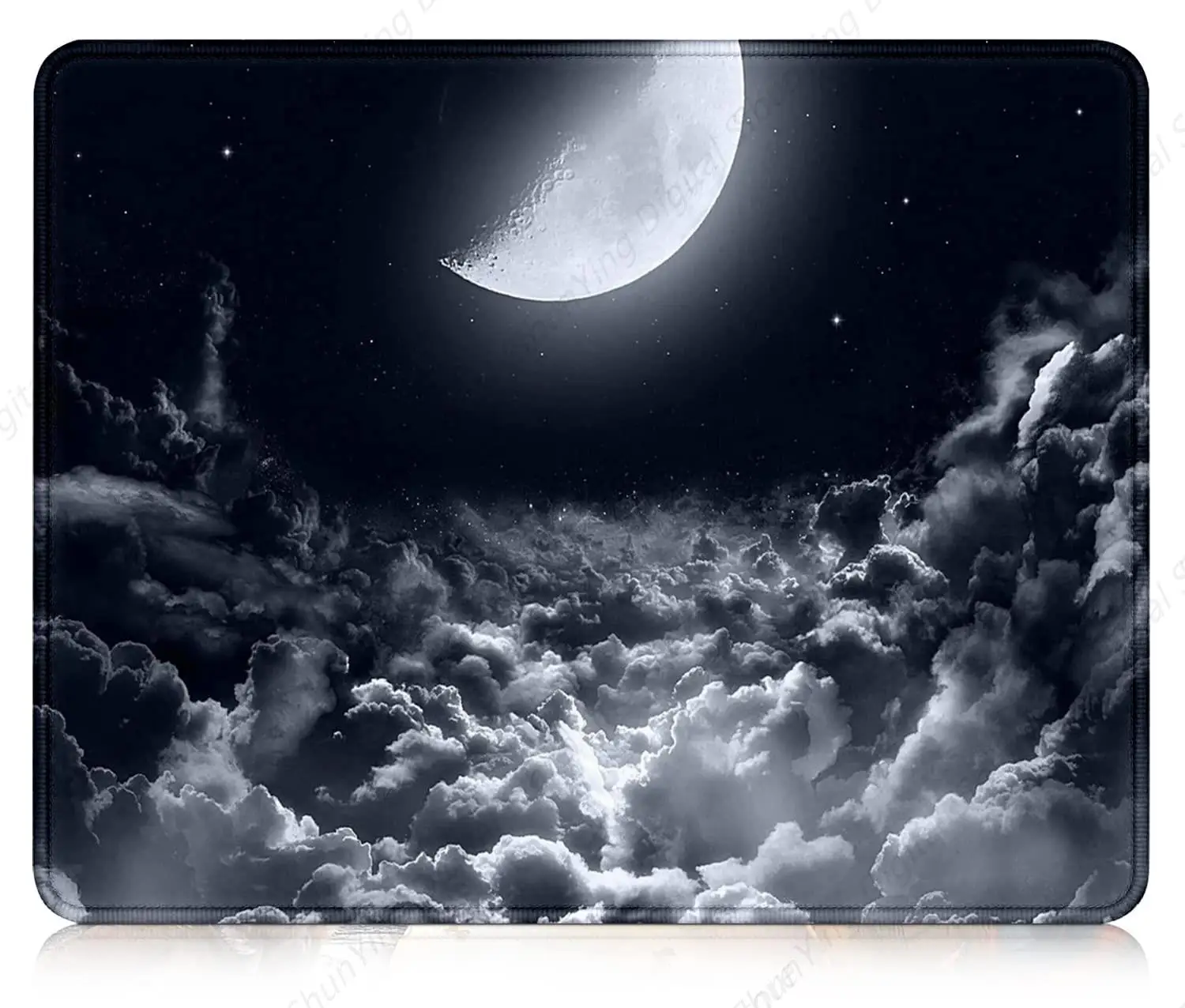 

Sky Moon Night Mouse Pad Non Slip Rubber Gaming Mouse Pad Suitable For Laptops Computers And Offices 25*30cm