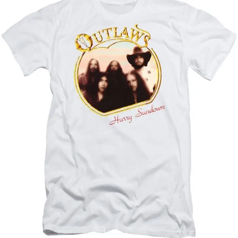 

Белая хлопковая футболка Merry Christmas The Outlaws для фанатов NI574