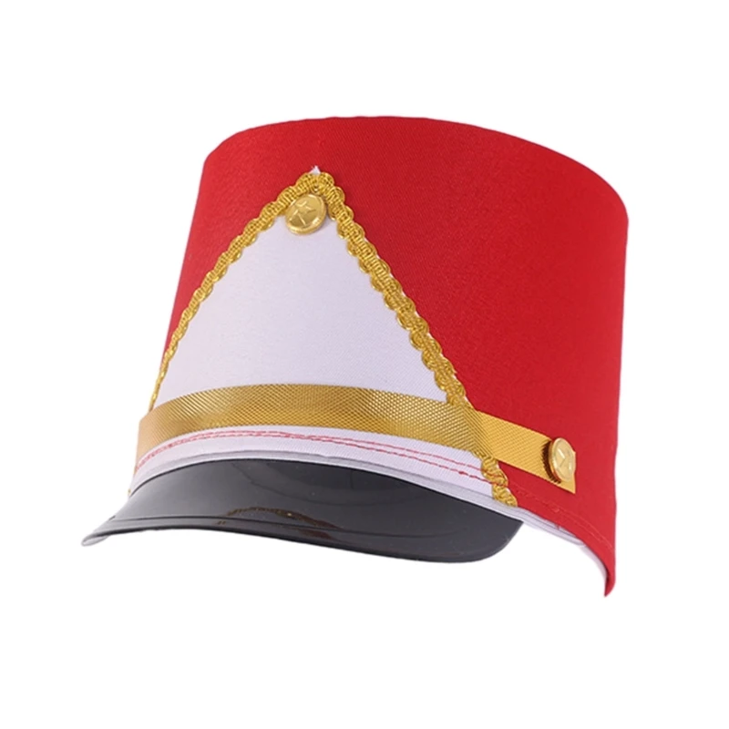 Halloween Drum Majors Hat Multiple Type European Vintage Marches Band Hat