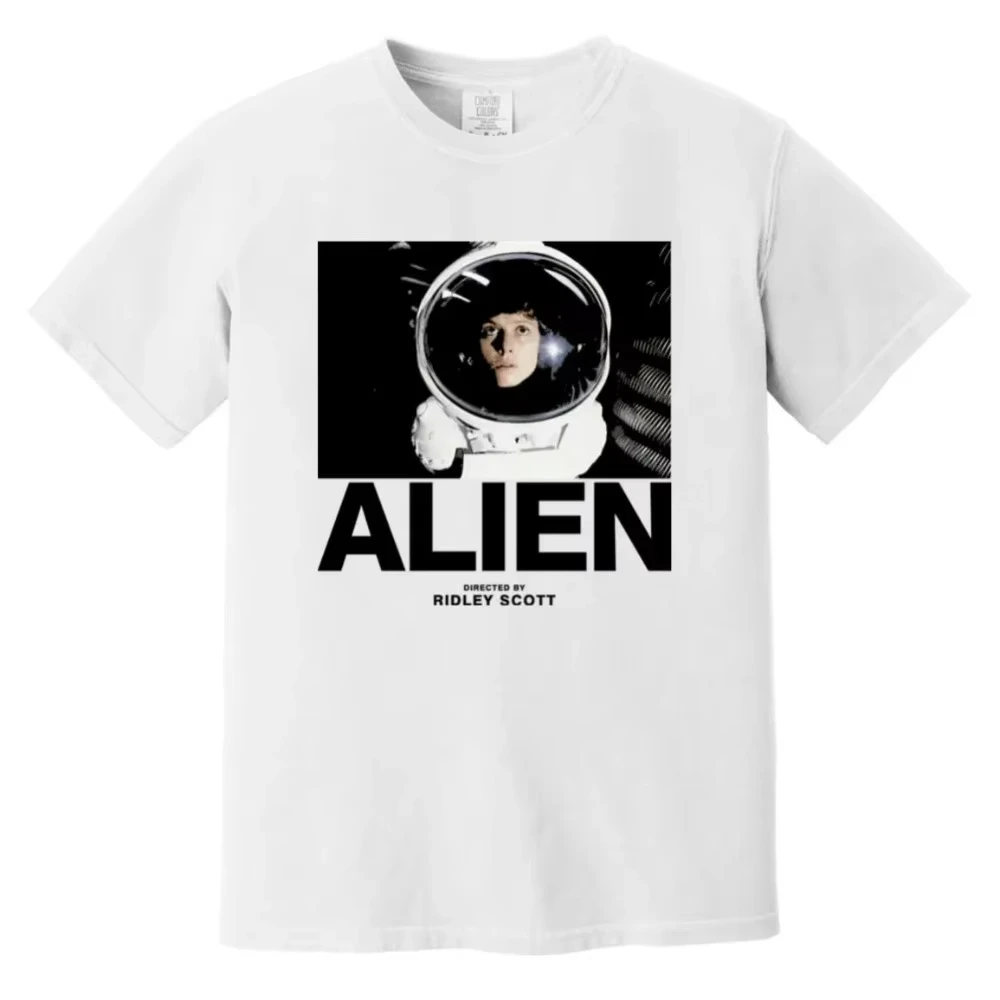 Alien Movie T-shirt, Sci-fi Horror T-shirt Retro Movie Theme T-shirt Summer New Retro Street Style Unisex Casual Fashion T-shirt