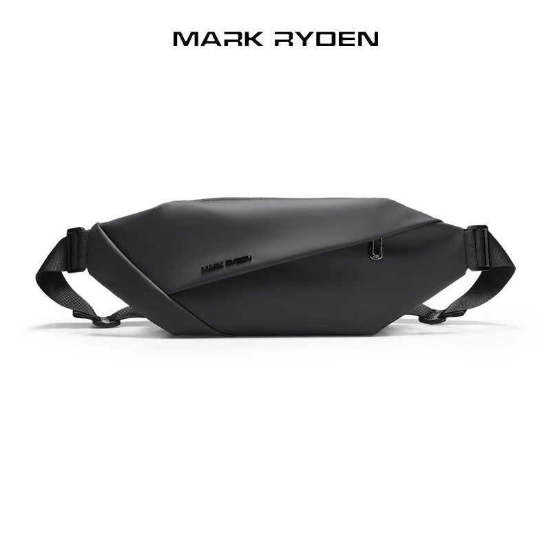 

MARK RYDEN Men's crossbody bag 12inch multifunctional waist banana bag Oxford