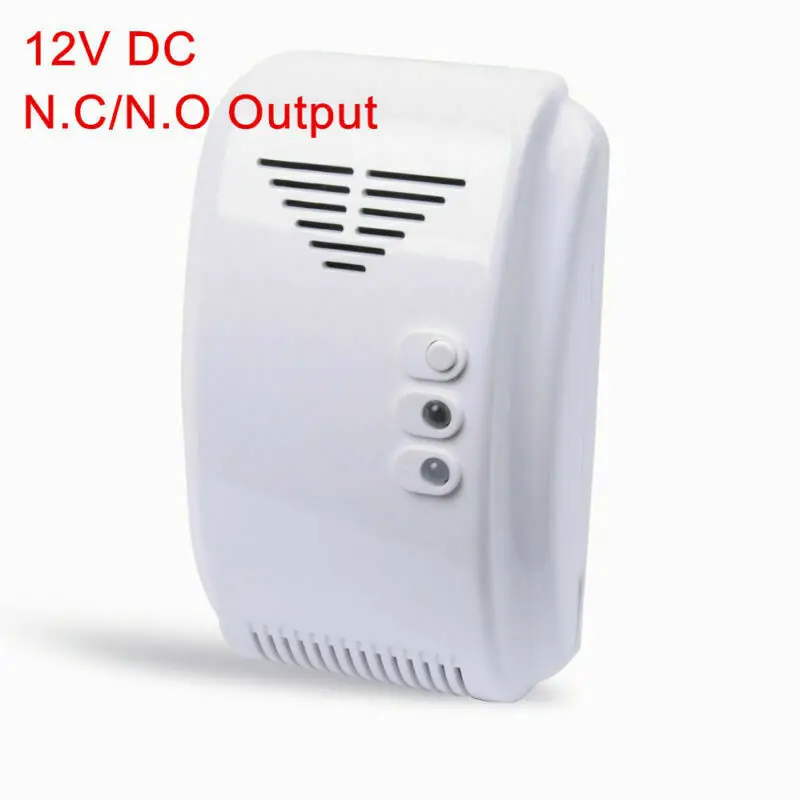 Alarm do wykrywania gazów palnych RV (propan, butan), czujnik alarmowy gazów, LNG, CNG, LP, detektor wycieku gazu 12V z uchwytem, system alarmowy bezpieczeństwa domowego.