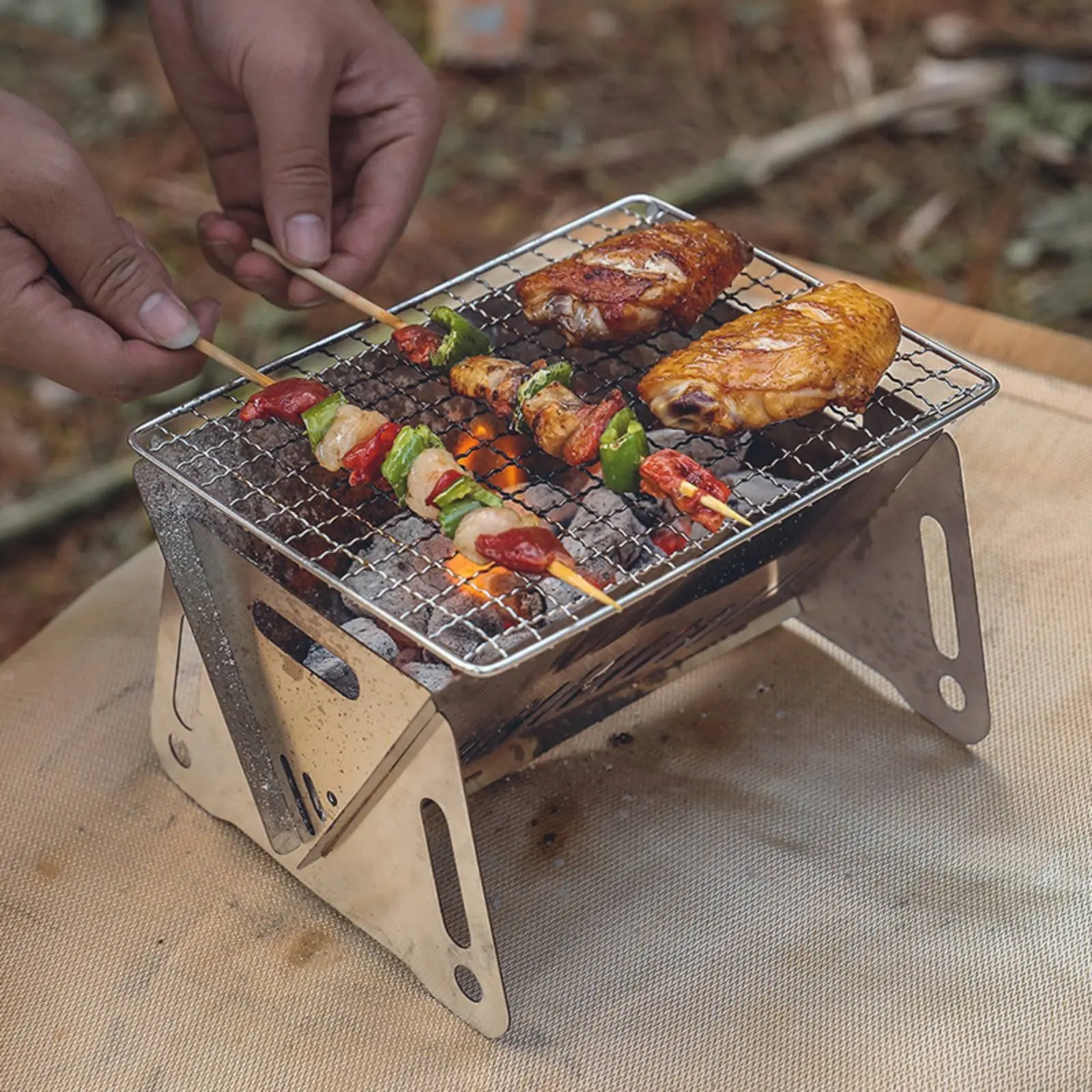griglia-da-campeggio-in-acciaio-inox-facile-da-montare-barbecue-a-carbone-pieghevole-fornello-portatile-a-carbone-montaggio-rapido-antiaderente-per-picnic