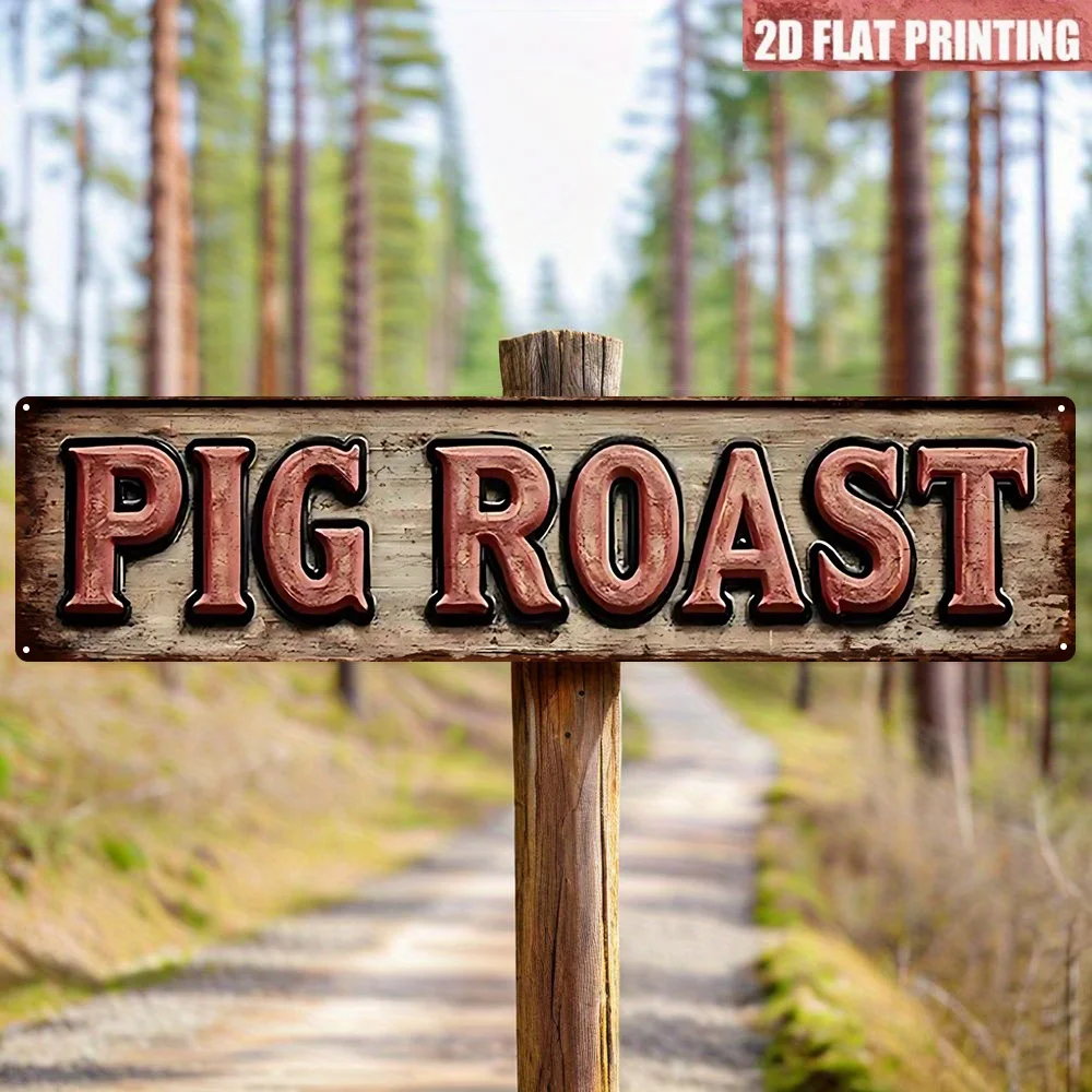 2D Flat, Vintage Metal Aluminum Street Sign 
