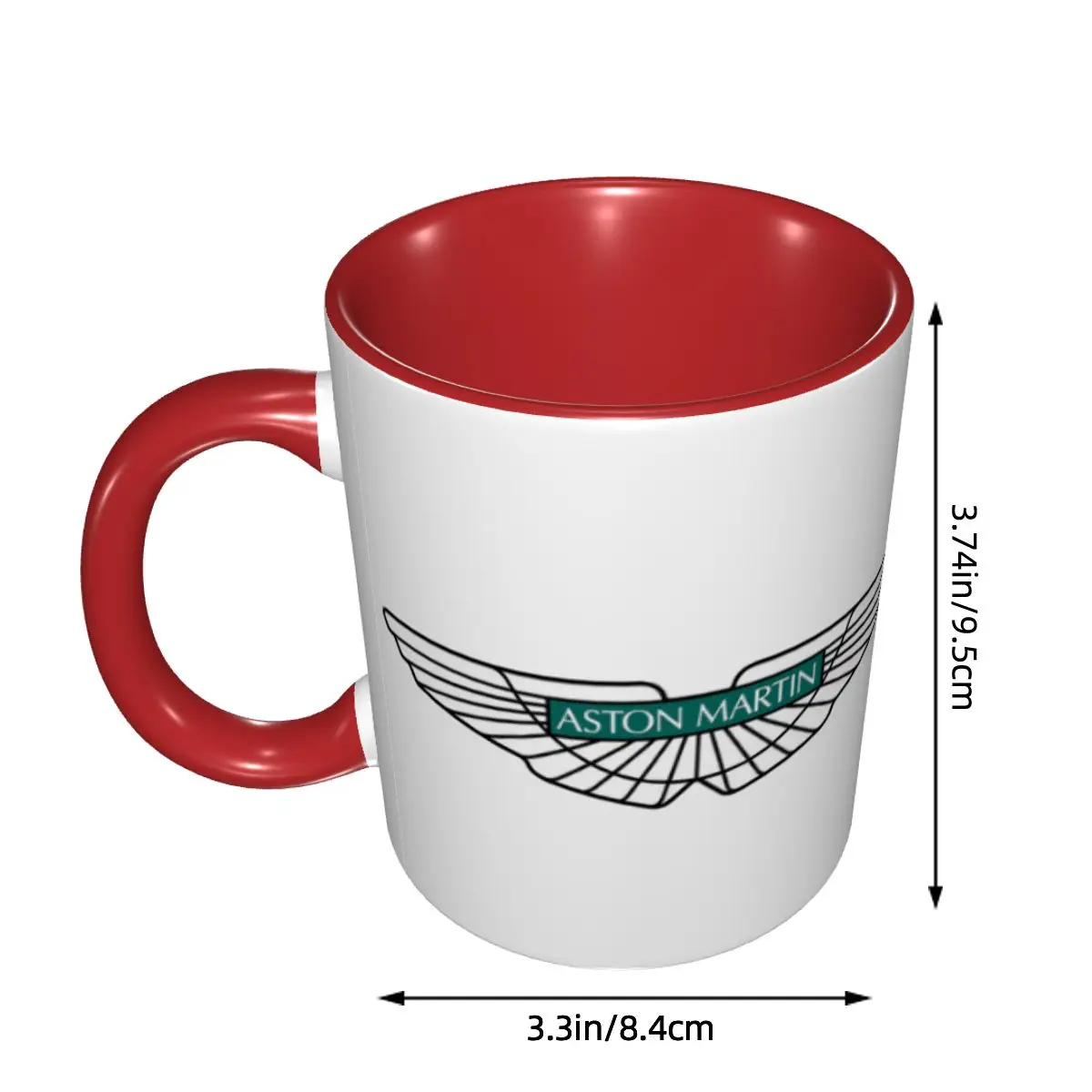 Aston Martin Badge Mug Funny Ceramic Coffee Cups Tea Mugs Milk Cup Drinkware Gift for Friends DIY Custom