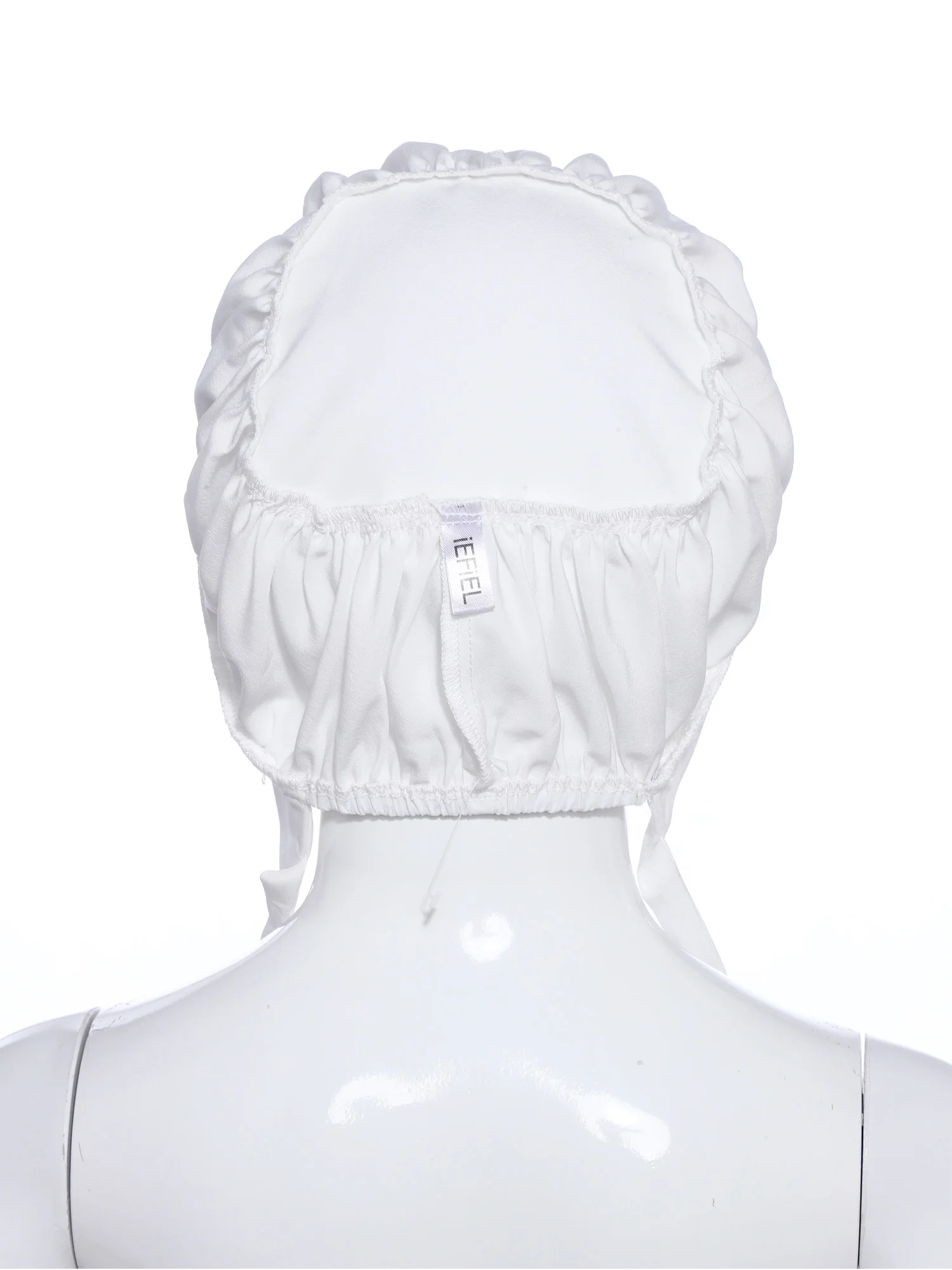 Costume da cameriera per bambina, cappello da peregrino di Halloween, cinturini per il mento, cofano, accessori per feste in maschera, cosplay