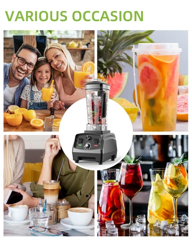 BioloMix 3HP 2200W мощный блендер для смузи и супов — фото устройства