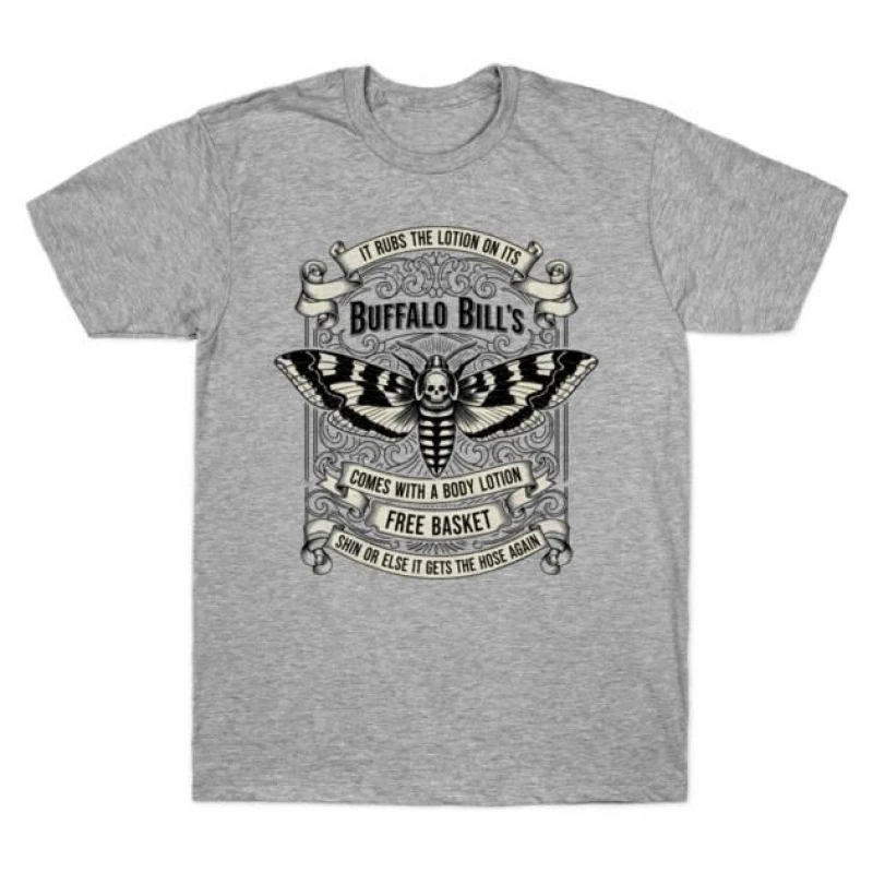 Buffalo Bill's Lotion & Basket Silence of the lambs Horror movie Hannibal Gift t shirt Dr Lecter Scary Cannibal Graphic Clothes