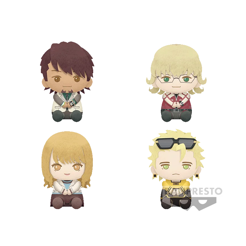 

Bandai BANPRESTO Tiger & Bunny 2, сидящий плюшевый тигр и кролик 2, настольная фигурка, модель