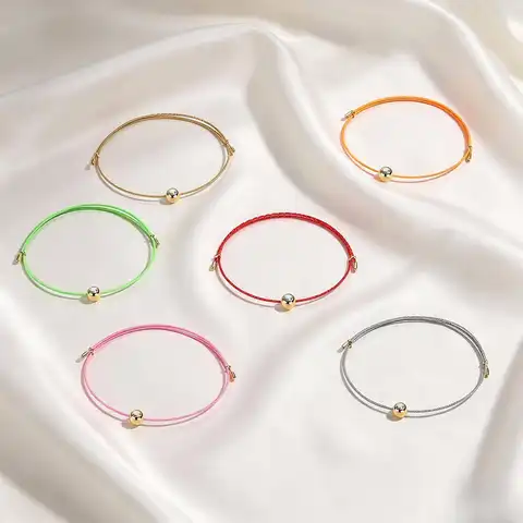 SG D Color VVS1 Moissanite Bracelet, GRA Certified, 0.3ct Lab Diamond, Adjustable Cord In 6 Colors, Elegant Jewelry For Wom