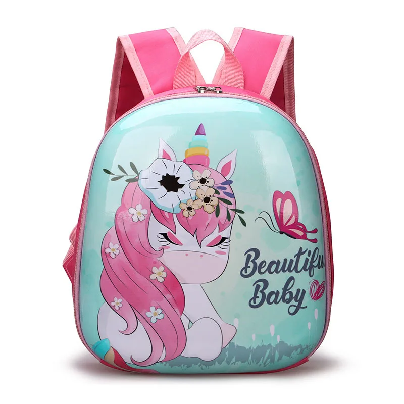 Cute Unicorn Children Small Backpacks Baby Eggshell Bags Waterproof Girls Boys School Bag In Kindergarten Snacks Sac Licorne New