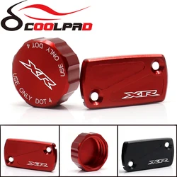 Front Rear Brake Reservoir Cover For HONDA XR650R 2000 XR250R XR400R 1996-2004 XR 650 400 250 Motorcycle Pump Oil Fluid Caps