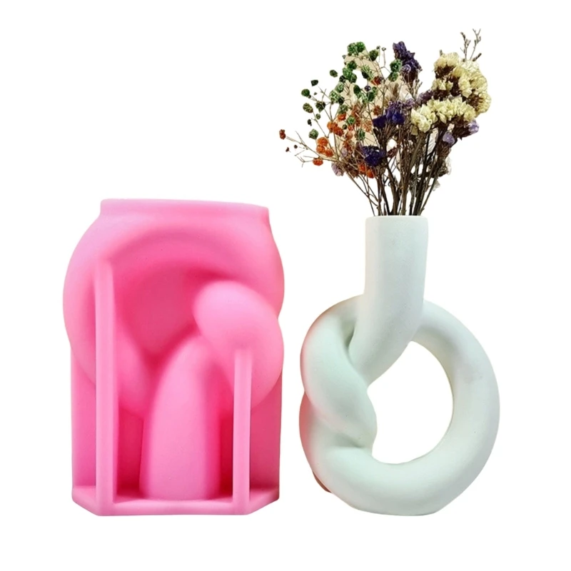 

Artistic Flower Vase Crfating Silicone Mold For Modern Home And Cafe Decorations Dropshipping