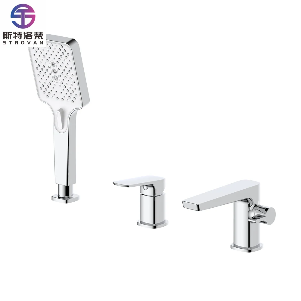 

Modern Design Two Function Bathroom Bathtub Faucet for Basin Sink Shower Set Washbasin Faucet