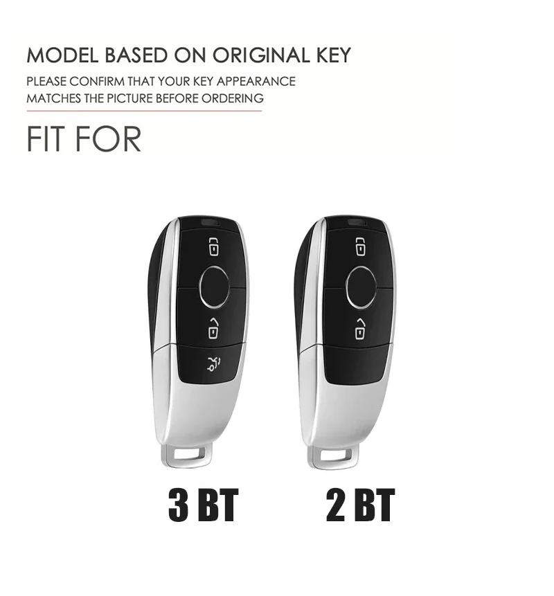 Leather Car Key Case Fob Cover for Mercedes Benz GLC CLE CLA GLB GLS W177 W205 W213 W222 X167 AMG G63 A C E S G Class