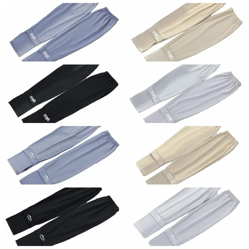 Elastic Loose Ice Silk Sleeves UV Insulation Sun Protection Sunscreen Arm Sleeve Anti-UV Arm Covers Cycling Gloves Climbing