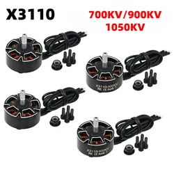 4 pz EP X3110 3110 700KV 900KV 1050KV 4-6s motore Brushless per puntelli da 6-9 pollici compatibile con droni RC In FPV Racing