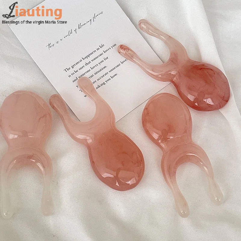 Face Lifting Guasha กบจมูกนวดลดอาการบวมจมูกยกจมูกนวดสุขภาพความงาม Scraping Board Facial เครื่องมือ