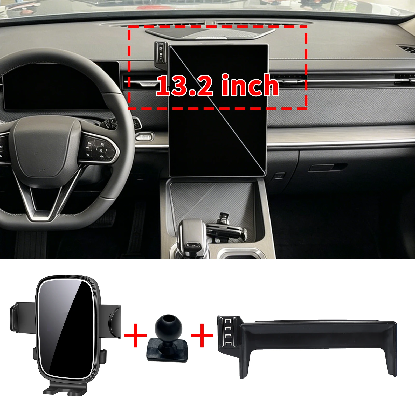 Suporte de Celular para Painel de Navegação Específico para Carro JAECOO 5 J5 2025 2026 ​ ​   acessórios