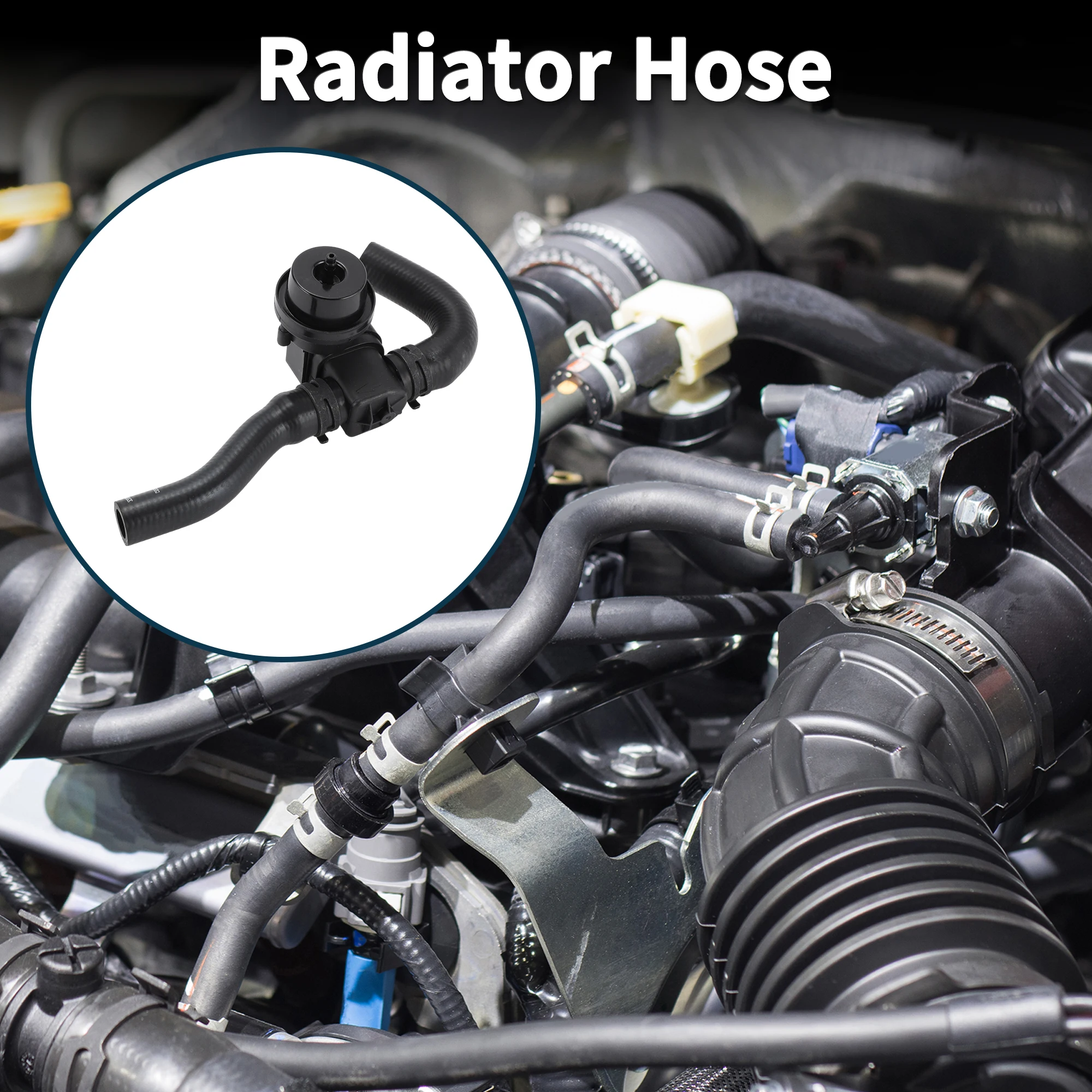 

UXCELL Radiator Hose No.95810654920 for Porsche Cayenne 11-17 Installed on Coolant Tube