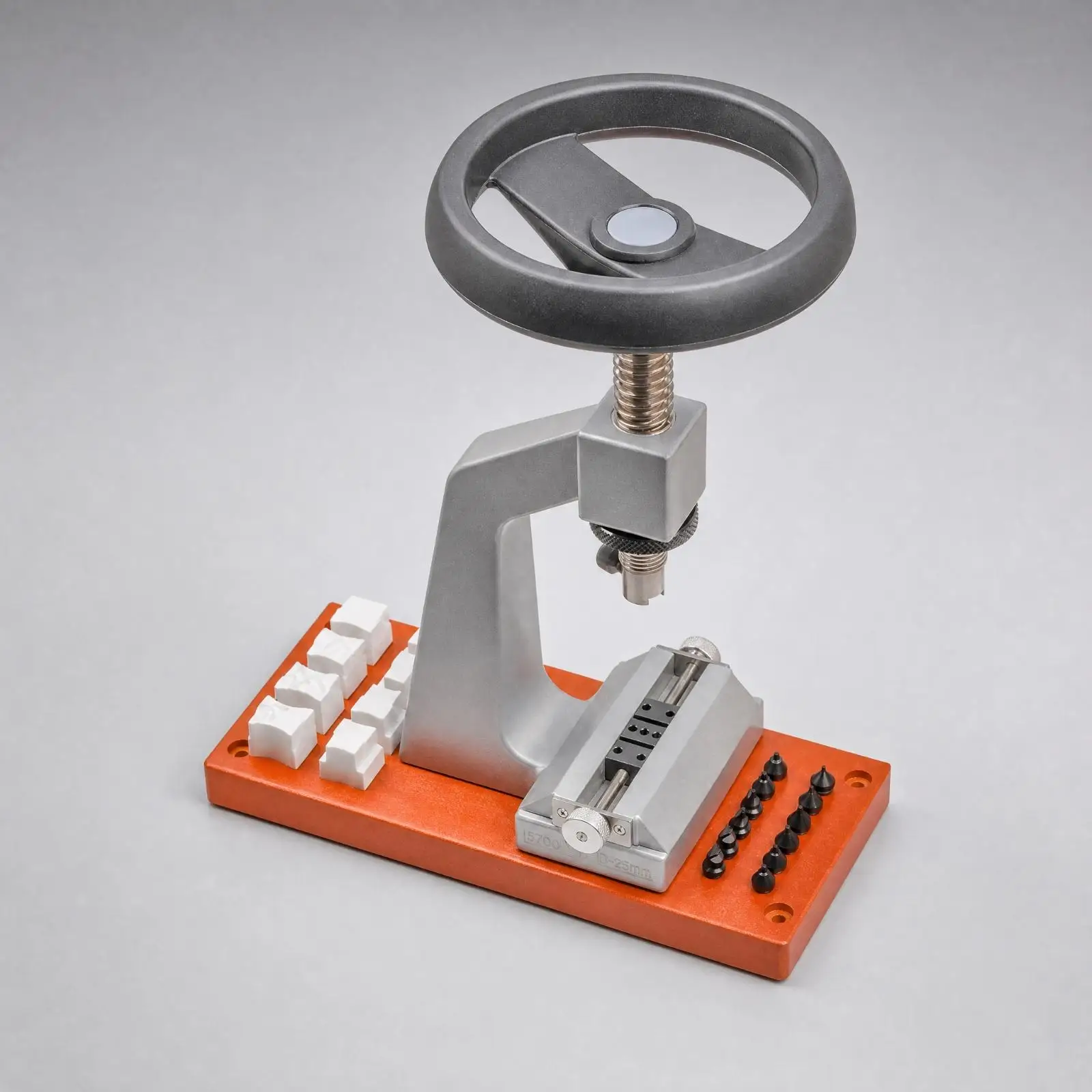 Aluminum Alloy Watch Case Opener for Maintenance Bench Vise with Removable Grips and Interchangeable Chucks
