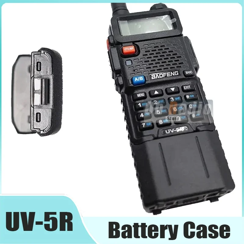 Baofeng UV-5R Walkie Talkie Battery Case Shell Original Or Extended Battery Housing BL-5 6xAAA Batteries Box For UV-5RE BF-F8HP