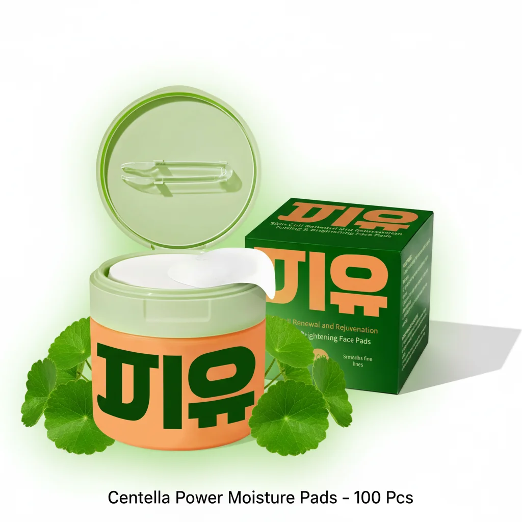 100 قطعة من وسادات الحبر المرطبة من Centella Asiatica لتفتيح البشرة المهدئة والعناية بالوجه للبشرة الحساسة وترطيبها وتنعيمها