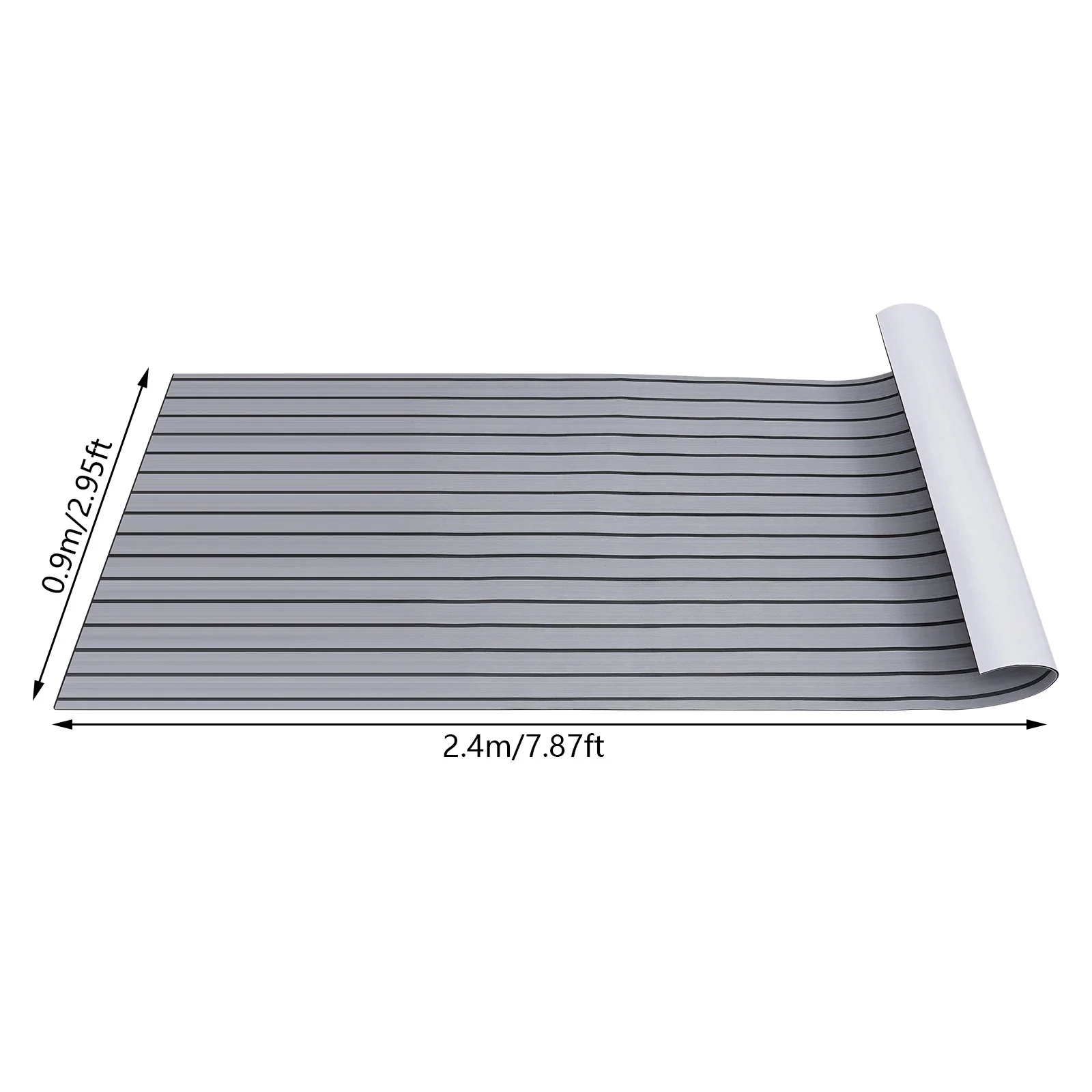 94,5 "x 35,4" EVA Antislipmat Schuim Boot Terrasplanken Antislip Zelfklevende Dek Boot Vloermat Knipbaar