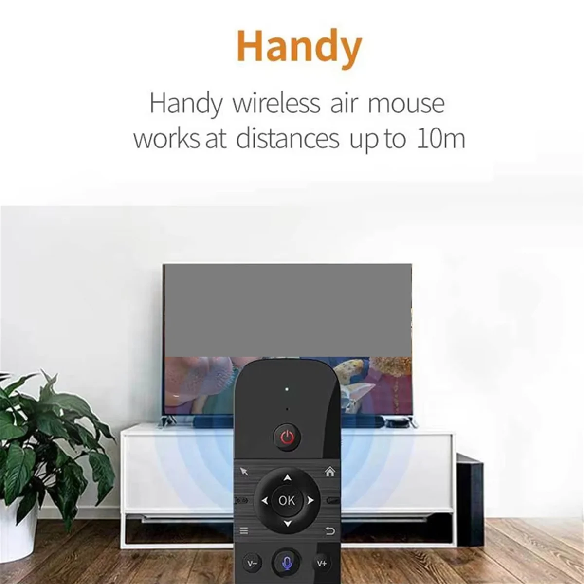 GOB-oW1 Air Mouse 2.4G clavier sans fil télécommande IR apprentissage à distance 6 axes détection de mouvement pour Smart TV Android