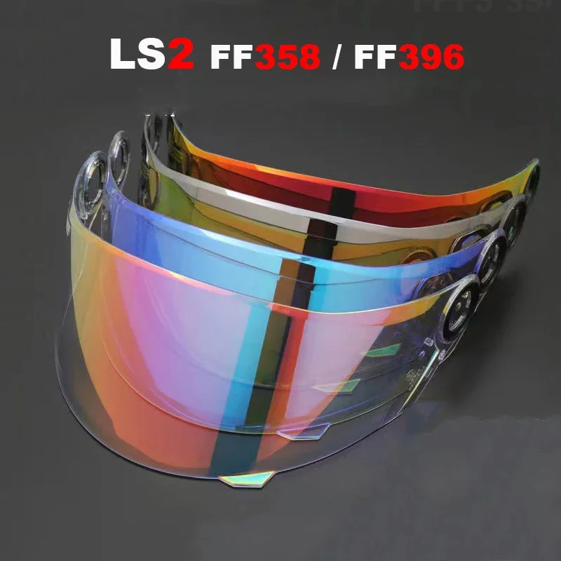 

LS2 Helmet Visor Lens for LS2 FF358 FF396 Motorcycle Helmet Accessories Cascos Moto Windshield Anti-UV Capacete De Moto Viseira