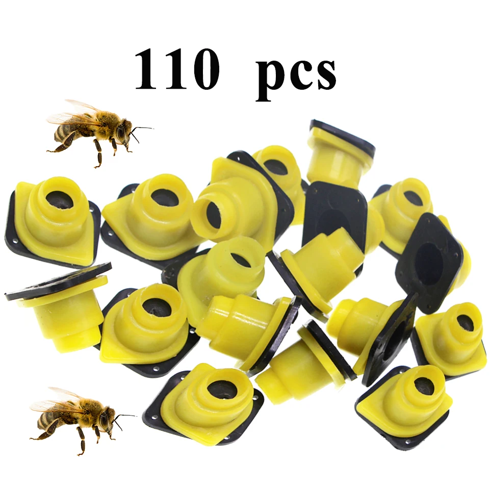 110PCS Plastic Cell Cup Holder And Fixture For Transferred Larva Egg Rearing Queen Fixing On Hive Frame With Holes Nocit Bee