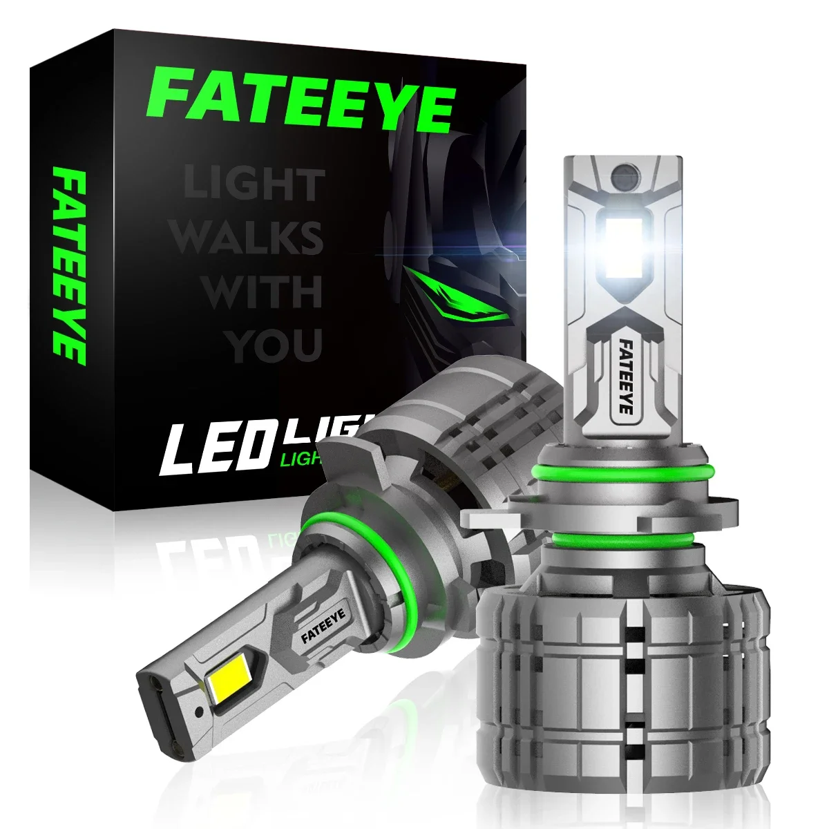 FATEEYE F9S 200W 40000LM d series hight power 9012 h13 led bulb Aluminum Led Headlights for bmw f10 headlight