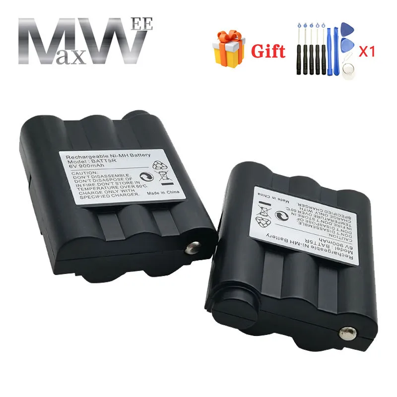 BATT5R AVP7GXT Ni-MH Battery 6.0V 900 mAh Battery For Midland G7 Midland G9 Midland GXT series GXT600 GXT635 GXT650 BATT-5R