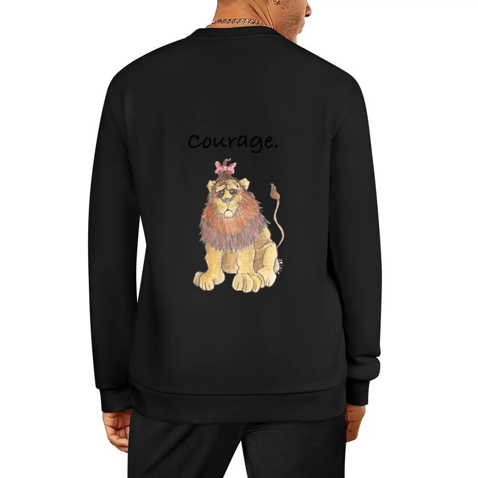 

Cowardly Lion, King of the Forest of Oz. Pullover men clothes tracksuits men's sweat-shirt hooded sweatshirt for men
