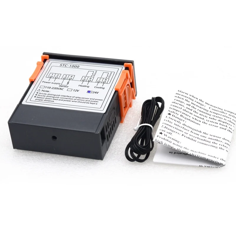 Imagem -05 - Stc 1000 Led Termostato Digital para Incubadora Controlador de Temperatura Termostato Relé Aquecimento Refrigeração 12v 24v 110v 220v