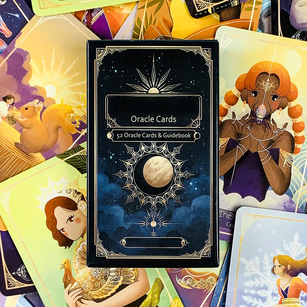 New Oracle Cards 52 Oracle Cards English Version Predictive Divination Deck Board Game Family Party Card Game Holiday Games