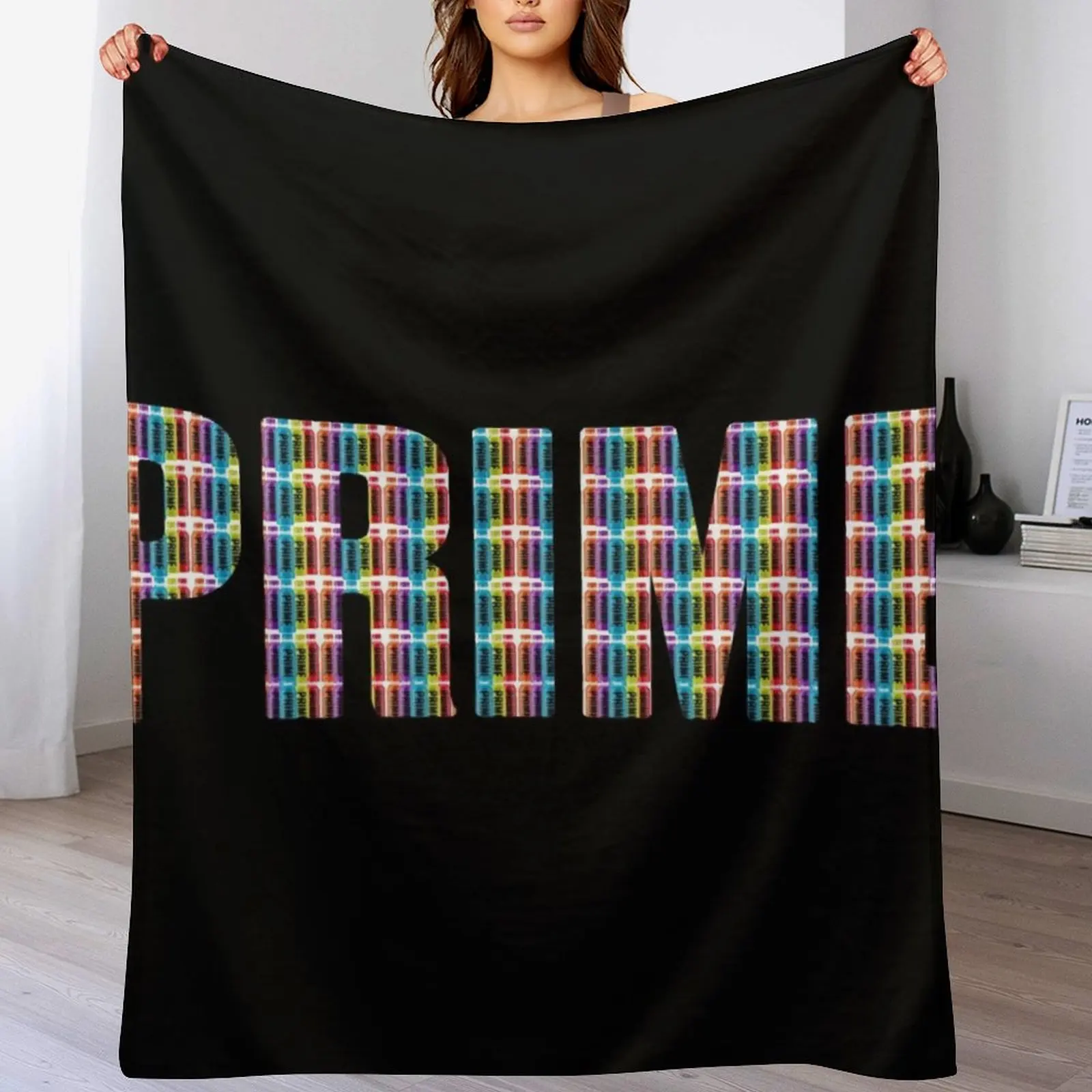 Prime Sports Drink Throw Blanket Soft Plush Blanket as Housewarming Gift