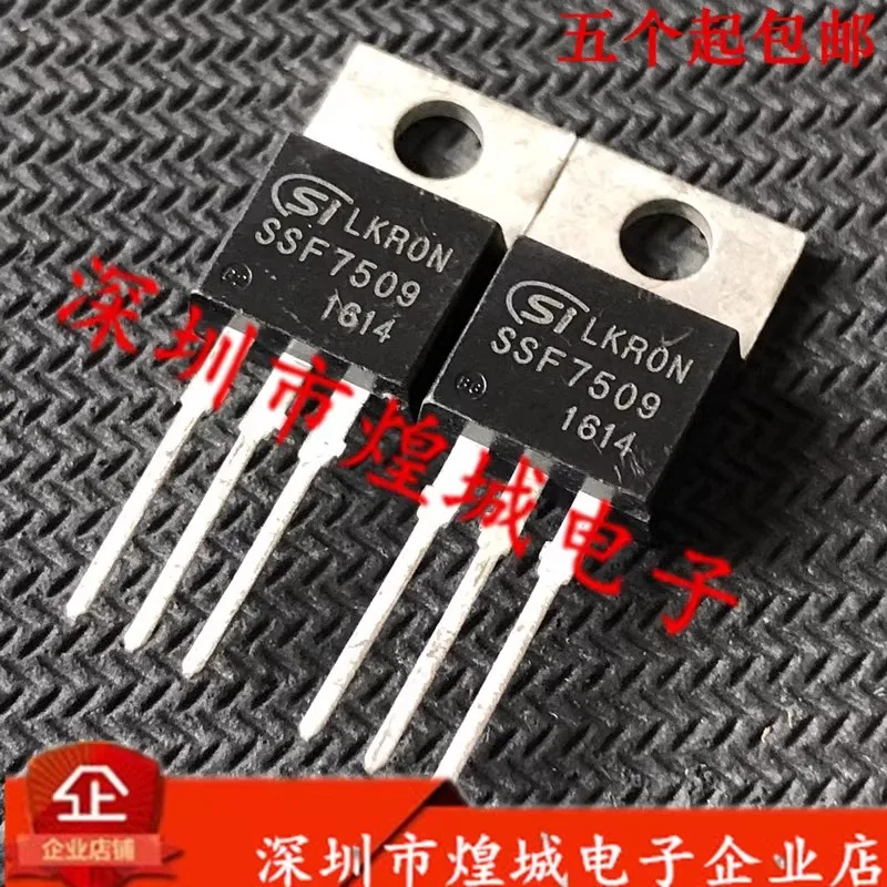 5PCS   SSF7509   TO-220  80V  80A  Brand new in stock, can be purchased directly from Shenzhen Huangcheng Electronics